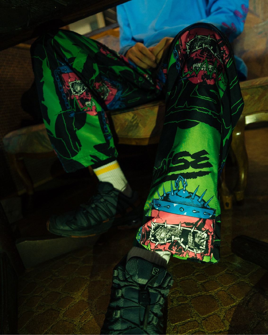 Paradise Youth Club Electric Skull Pants