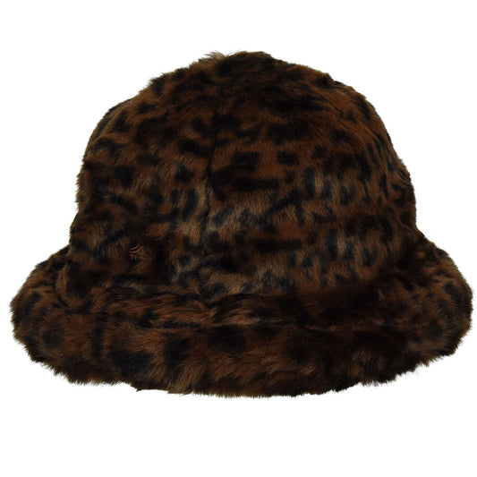 Kangol Faux Fur Casual Cap - Leopard