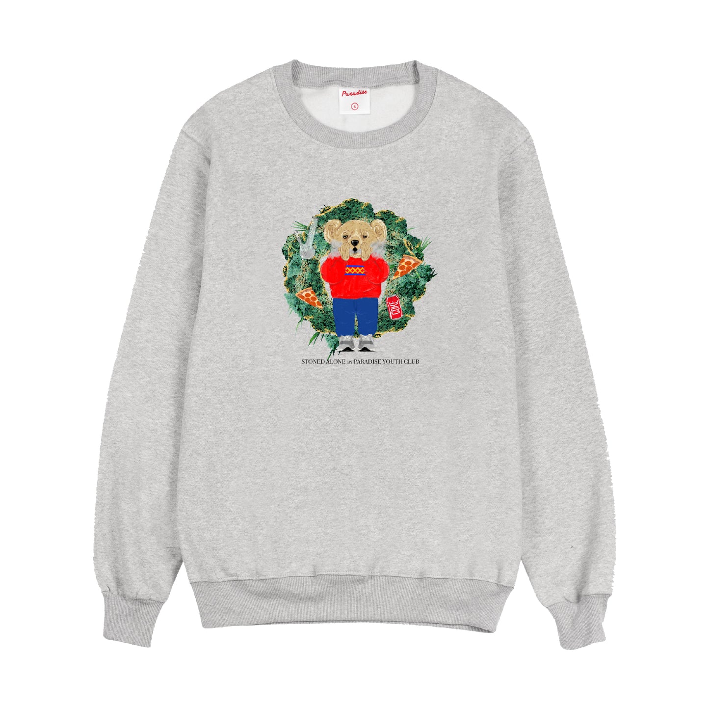 Stoned Bear by Paradise Youth Club Stoned Alone Sweater