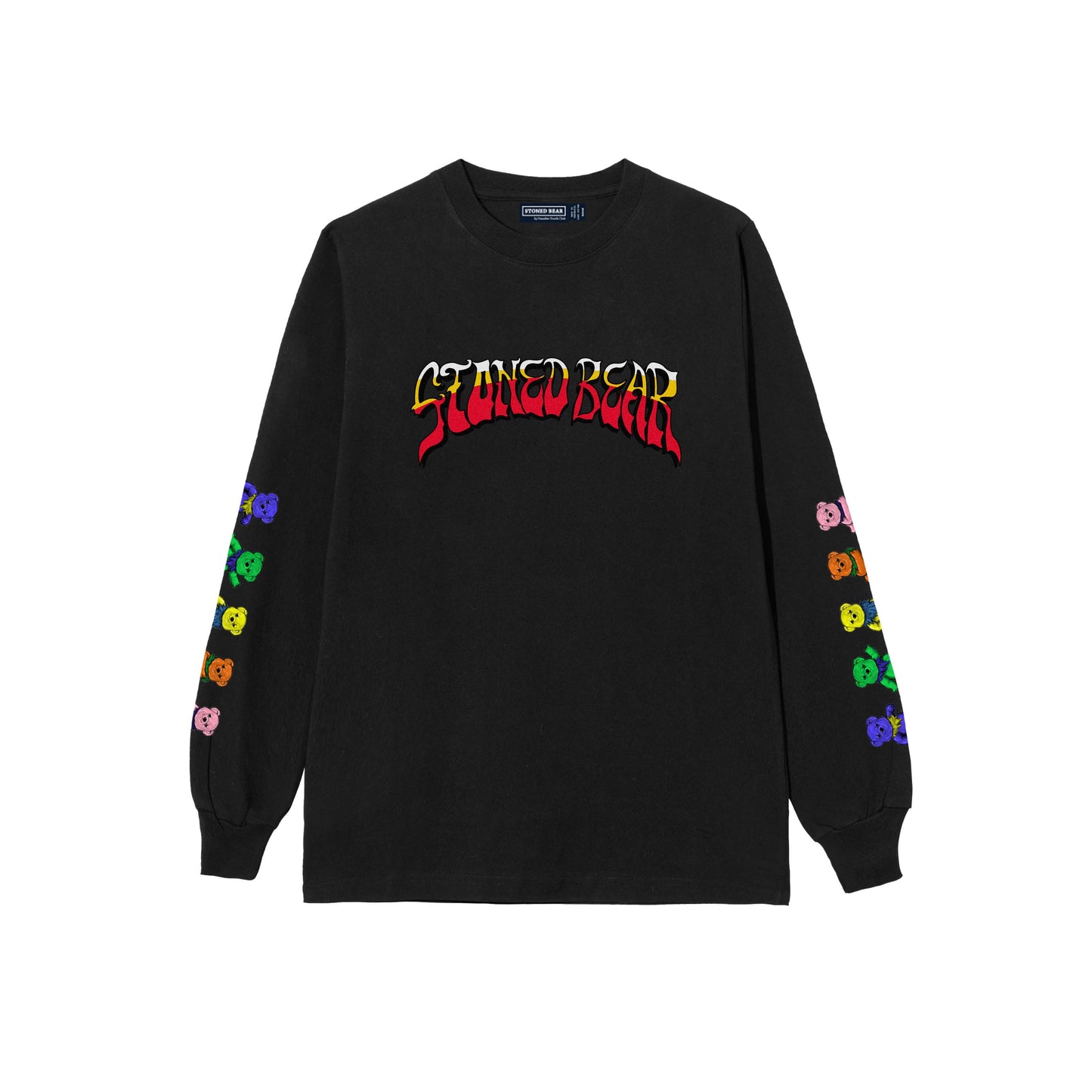 Stoned Bear by Paradise Youth Club Grateful Stoned Long-Sleeve Shirt