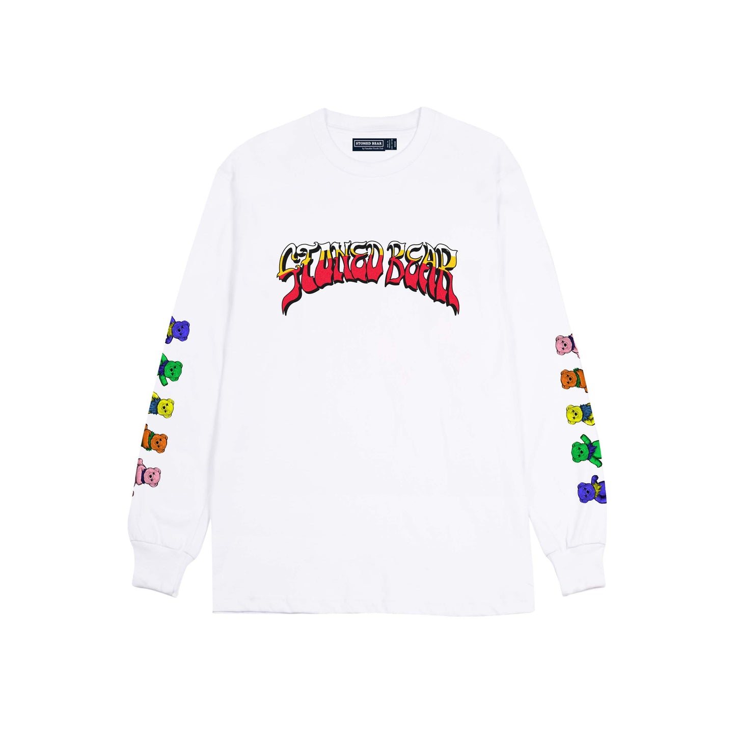 Stoned Bear by Paradise Youth Club Grateful Stoned Long-Sleeve Shirt