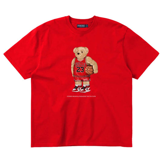 Stoned Bear by Paradise Youth Club Basketball Chicago T-Shirt