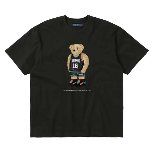 Stoned Bear by Paradise Youth Club Basketball Memphis T-shirt