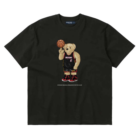 Stoned Bear by Paradise Youth Club Basketball Miami T-shirt