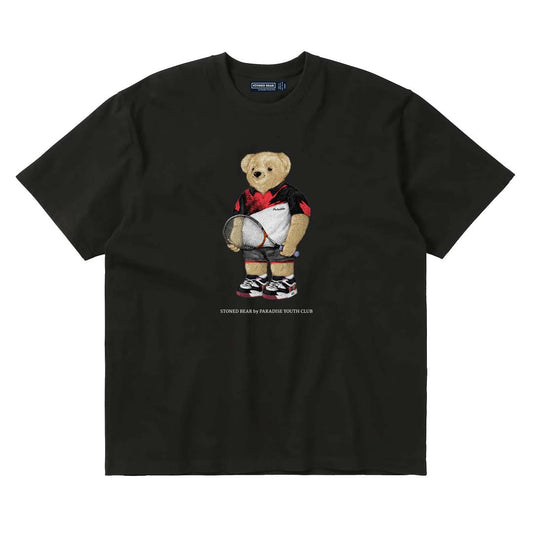 Stoned Bear by Paradise Youth Club Tennis Player T-shirt