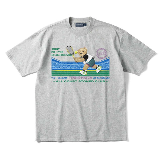 Stoned Bear by Paradise Youth Club Tennis Stoned T-Shirt