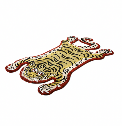 Raw Emotions Tibetan Tiger Rug Vintage