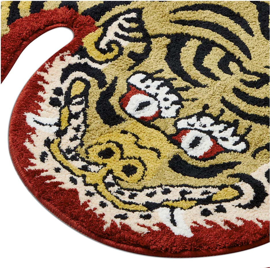 Raw Emotions Tibetan Tiger Rug Vintage