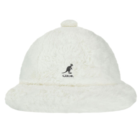 Kangol Faux Fur Casual Cap - Cream