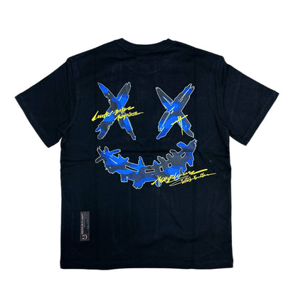 Ricky Is Clown Second Generation Blue Camo Smiley T-Shirt