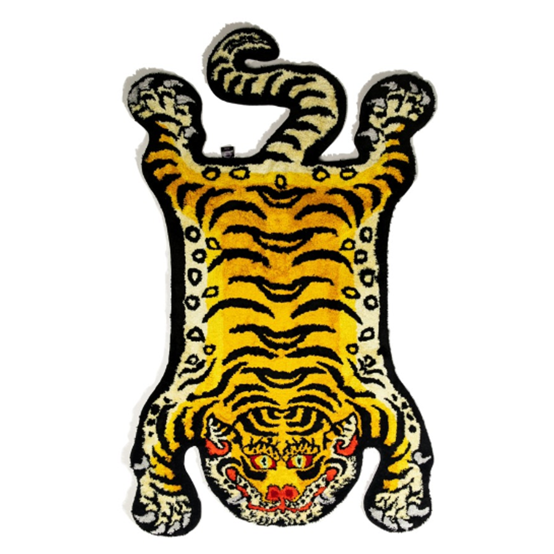 Raw Emotions Tibetan Tiger Rug Orange