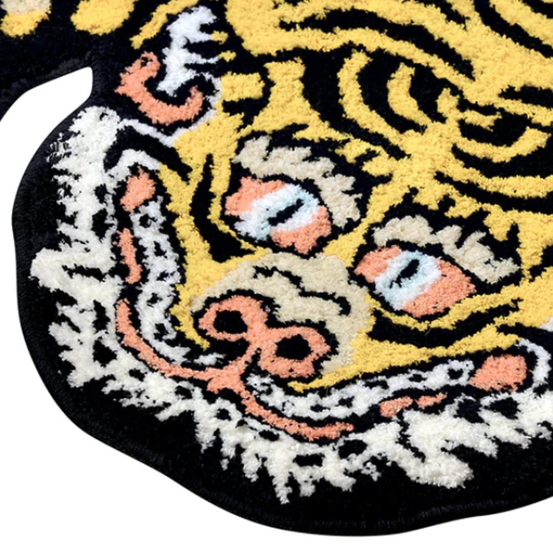 Raw Emotions Tibetan Tiger Rug Yellow