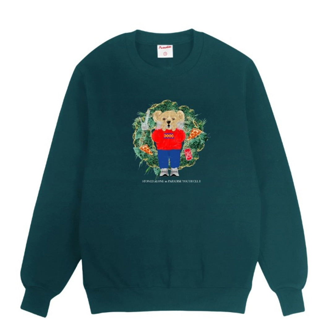 Stoned Bear by Paradise Youth Club Stoned Alone Sweater